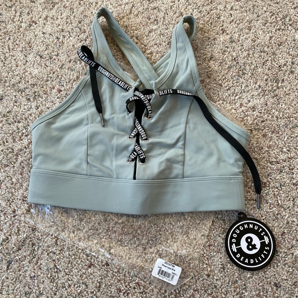 NWT Doughnuts & Deadlifts Bra